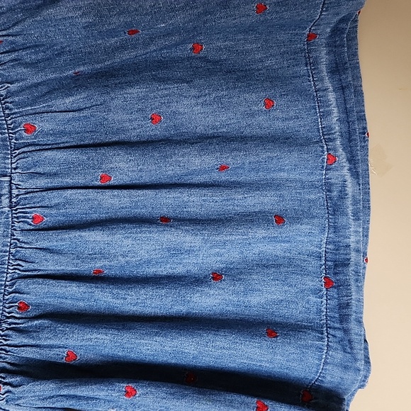 Gap Kids Denim Dress with Red Accents - Picture 4 of 7